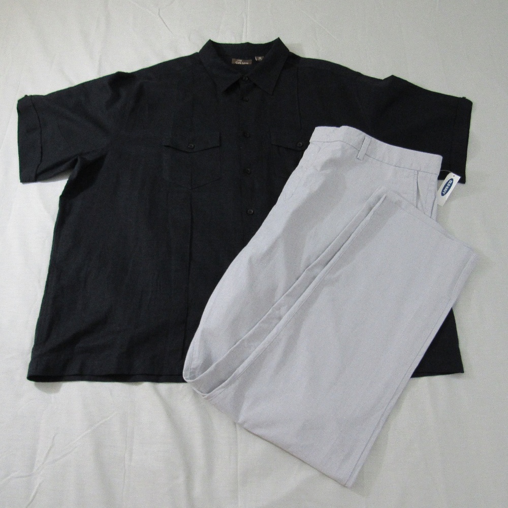 Café Luna Black Shirt-PANTS NOT INCLUDED!!